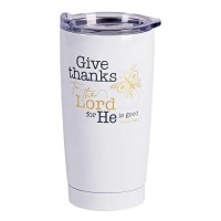 2pk -Tumbler Give Thanks To The Lord 20 Oz - (Pack of 2)