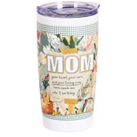 2pk -Tumbler Mom Your Heart Your Care 20oz - (Pack of 2)