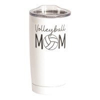 2pk -TMBLR VOLLEYBALL MOM SS WHITE 20 OZ - (Pack of 2)