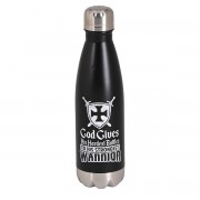 2pk -Water Bottle God Gives His Hardest 17 oz - (Pack of 2)