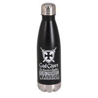 2pk -Water Bottle God Gives His Hardest 17 oz - (Pack of 2) 2pk -Water Bottle God Gives His Hardest 17 oz - (Pack of 2)