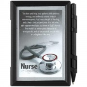 4pk -NOTE PAD/PEN NURSE CARING HRT - Pack of 4