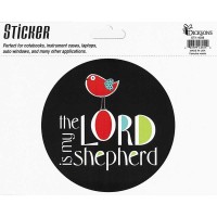 6pk -AUTO DECAL-THE LORD IS MY SHEP - Pack of 6
