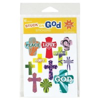 6pk -STICKER CRS PEACE LOVE STICKER 44 PCS - Pack of 6