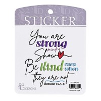 6pk -Sticker You Are Strong Minded - Pack of 6