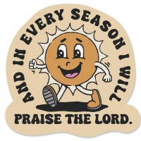6pk -Sticker I Will Praise The Lord - Pack of 6 6pk -Sticker I Will Praise The Lord - Pack of 6