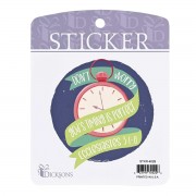 6pk -Sticker Do Not Worry Gods Timing Perfect - Pack of 6 6pk -Sticker Do Not Worry Gods Timing Perfect - Pack of 6