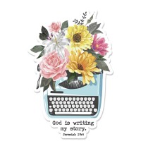 6pk -Sticker God Writing My Story Jer. 29:11 - Pack of 6