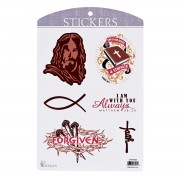 6pk -Sticker Religious Collection - Pack of 6