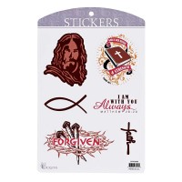 6pk -Sticker Religious Collection - Pack of 6