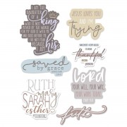 6pk -Sticker Word Base Collection - Pack of 6