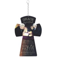 2pk -Suncatcher Grace Gratitude Praying - (Pack of 2)