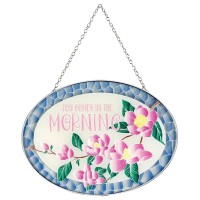 2pk -Suncatcher Joy Comes In The Morning 9in - (Pack of 2)