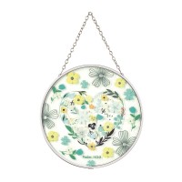 2pk -Suncatcher Floral Psalm 143:8 - (Pack of 2) 2pk -Suncatcher Floral Psalm 143:8 - (Pack of 2)