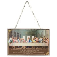 2pk -Suncatcher The Last Supper 8x5 - (Pack of 2) 2pk -Suncatcher The Last Supper 8x5 - (Pack of 2)
