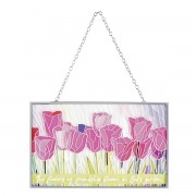 2pk -Suncatcher Tulips The Flowers 8x5 - (Pack of 2) 2pk -Suncatcher Tulips The Flowers 8x5 - (Pack of 2)