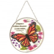 2pk -BUTTERFLY IF ANYONE IS IN SUNCATCHER - (Pack of 2)