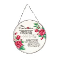 2pk -Suncatcher The Reunion Heart Poem - (Pack of 2)