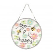 2pk -Suncatcher Bee Happy - (Pack of 2) 2pk -Suncatcher Bee Happy - (Pack of 2)