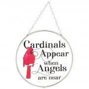 2pk -Suncatcher Cardinals Appear When Angels - (Pack of 2) 2pk -Suncatcher Cardinals Appear When Angels - (Pack of 2)