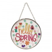 2pk -Hello Spring Suncatcher - (Pack of 2)