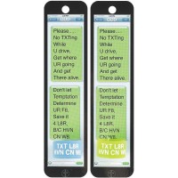 4pk -THUMB BAND SILC TXT L8R HVN - Pack of 4