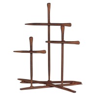 Tabletop Cross Metal Golgotha Nail 6h