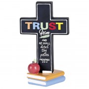 2pk -Trust Him Teacher Tabletop Cross - (Pack of 2) 2pk -Trust Him Teacher Tabletop Cross - (Pack of 2)