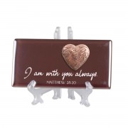 2pk -Tbltop Tile I Am With Matt 28:20 Locket - (Pack of 2) 2pk -Tbltop Tile I Am With Matt 28:20 Locket - (Pack of 2)
