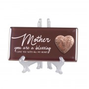 2pk -Tbltop Tile Mother Bronze W/Locket - (Pack of 2) 2pk -Tbltop Tile Mother Bronze W/Locket - (Pack of 2)