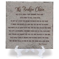 2pk -Tbltop Tile The Broken Chain 6x6 Grey - (Pack of 2)