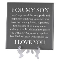 2pk -Wall Tile Son I Can't Express All Gray - (Pack of 2)