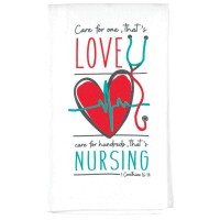 2pk -TWL NURSE CARE FOR ONE COTN 18X22 - (Pack of 2)