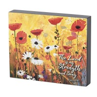 2pk -Tabletop Plaque The Lord Is My Strength - (Pack of 2)