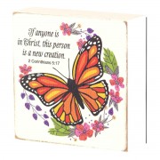 2pk -IF ANYONE IS IN CHRIST TABLETOP PLAQUE - (Pack of 2) 2pk -IF ANYONE IS IN CHRIST TABLETOP PLAQUE - (Pack of 2)