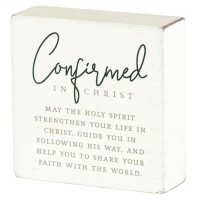 2pk -Tabletop Plaque Confirmed In Christ - (Pack of 2) 2pk -Tabletop Plaque Confirmed In Christ - (Pack of 2)