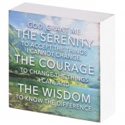 2pk -Tabletop Plaque Serenity Prayer Nature - (Pack of 2) 2pk -Tabletop Plaque Serenity Prayer Nature - (Pack of 2)