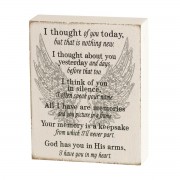 2pk -Tabletop Plaque I Thought Of You 3x4 - (Pack of 2) 2pk -Tabletop Plaque I Thought Of You 3x4 - (Pack of 2)