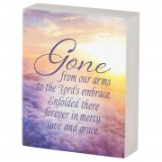 2pk -Tabletop Plaque Gone From Our Arms 3x4 - (Pack of 2) 2pk -Tabletop Plaque Gone From Our Arms 3x4 - (Pack of 2)