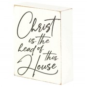 2pk -Plaque Christ Is The Head Of This House - (Pack of 2)
