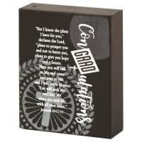 2pk -Tabletop Plaque Graduate For I Know - (Pack of 2)