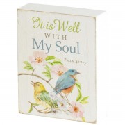 2pk -Tabletop Plaque It Is Well With My 3x4 - (Pack of 2) 2pk -Tabletop Plaque It Is Well With My 3x4 - (Pack of 2)