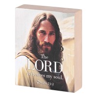 2pk -Tabletop Plaque The Lord Refreshes 3x4 - (Pack of 2)