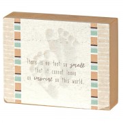 2pk -Tabletop Plaque Baby No Foot Small 4x3 - (Pack of 2)