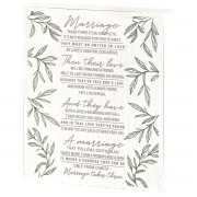 2pk -PLK MARRIAGE TAKES THREE MDF WHT 8X10 - (Pack of 2)