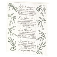2pk -PLK MARRIAGE TAKES THREE MDF WHT 8X10 - (Pack of 2) 2pk -PLK MARRIAGE TAKES THREE MDF WHT 8X10 - (Pack of 2)