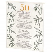 2pk -PLK 50 YEARS AGO MDF WHT 8X10 - (Pack of 2)