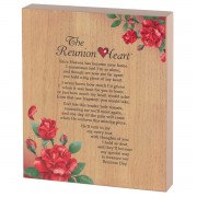 2pk -Wall Plaque The Reunion Heart - (Pack of 2)