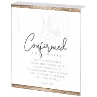 2pk -Plaque Confirmed In Christ 8x10 - (Pack of 2) 2pk -Plaque Confirmed In Christ 8x10 - (Pack of 2)
