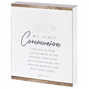2pk -Plaque My First Communion 8x10 - (Pack of 2)